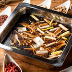 Healthy mushroom hotpot