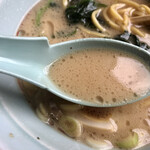 喜濱家 - スープ　濃厚です。