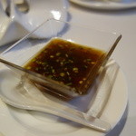 倶楽湾 - 前菜：蒸し豚とキュウリ・たれ