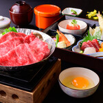 Shokado Gozen and special Sukiyaki hotpot