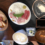 まつ亭 - 刺身定食　800円