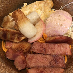 まつ亭 - ハムステーキランチ　