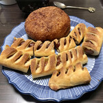 粉とクリーム - 食べやすい長さに切断