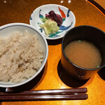 軽井沢倶楽部 ホテル軽井沢1130 - 留碗・食事(信州味噌の御御御付け・北軽舞茸ごはん)