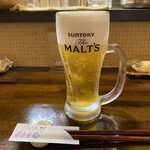 遊酒食堂 宇都宮 - とりあえずの生ビール