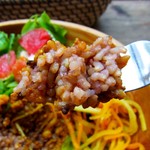 キーツハウス - もちもちの雑穀米の食感がいい感じ♪