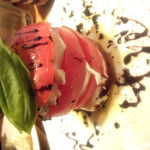 UOKIN PICCOLO - 水牛モッツァレラと丸ごとトマトのカプレーゼ　¥480