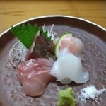 湖粋 - ③お刺身　　昆布締めにしてあったなぁ❣