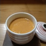 湖粋 - ⑤赤エビの茶碗蒸し