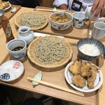 手打蕎麦せんり - 定食の全貌