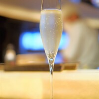 鮨 やまけん 銀座店 - 乾杯　アンジェール　ブリュット　