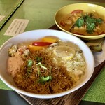 スプーンソング - フィッシュマッパスとチキンビリヤニ＆レモンライスプレート