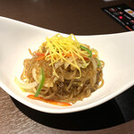焼肉ほうせん - チャプチェが美味しかった。ご飯食べたくなる味。