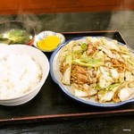 Kiyouraku Shiyokudou - 焼きそば定食@６５０円