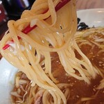 究極Y'sラーメン - 麺の感じ