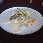 ル スリジェ - メイン魚：　マダラのオーブン焼き