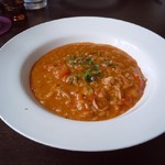 ル スリジェ - ベーコンとバジルのトマトリゾット