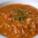 ル スリジェ - ベーコンとバジルのトマトリゾット