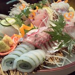 かもめ食堂 - 刺し身の盛合せ