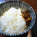 長浜わっしょい - 小ご飯＋辛子高菜  50円