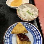 中華料理 喜楽 - 添え物たち。
