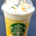 スターバックスコーヒー - 大学芋フラペチーノを上から…