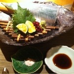 北新地 たくみ - 泳ぎイカ造り