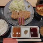 牛カツ京都勝牛 - かなりのボリューム