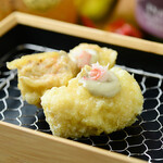 Creamy crab cream tempura