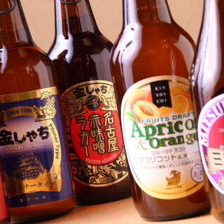 Our alcohol-savvy staff selects shochu, wine, local beer, and more.