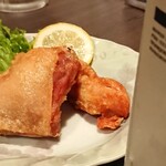 居酒屋 吉祥 - 骨付きから揚げ ¥850