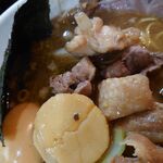 一条流がんこ総本家分家四谷荒木町 - ホタテに鴨