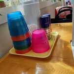 らーめん食堂 ゆうき屋 - 【2020.10.14(水)】テーブルにあるお洒落なグラス