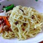 らーめん食堂 ゆうき屋 - 【2020.10.14(水)】麻婆つけ麺(並盛・150g)1,000円の麺