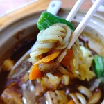 らーめん食堂 ゆうき屋 - 【2020.10.14(水)】麺をスープに浸けた