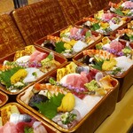Edomae Sushi Masa - 特製吹き寄せちらし寿司です。