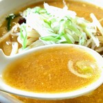 らーめん 味源 - オロチョン《半ラーメン》【Aug.2020】