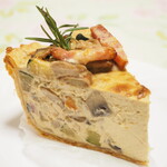 ラトリエ モトゾー - 秋の味覚「ポルチーニ」とマッシュルーム　ズッキーニ、オニオン、人参、ベーコン