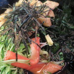 大村庵 - 冷やしキツネ蕎麦（UP)