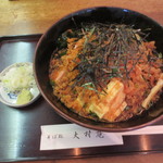 大村庵 - 冷やしたぬき蕎麦（大盛り）