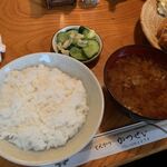 ご飯となめこ汁♫2020/8