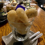 がじゅまる - バナナの天ぷらアイス、食後にお勧め！