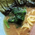 ラーメン六角家 - ほうれん草。