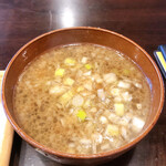 中華川食堂 - 定食に付いてくるミニラーメン