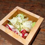 なっぱごちそう - キャベツ　ラデッシュ　胡瓜などの浅漬け
