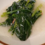 筑紫樓 - 季節野菜の蟹肉あんかけ