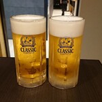 焼肉 ダイニング 萬次郎 - ビールは合格