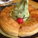 甘味喫茶 おかげ庵 - 抹茶シロノワール