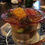 土家 - 夏野菜とブルーベリーのゼリー寄せ