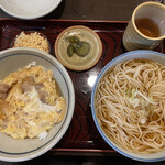 Maru yoshi - 蕎麦ランチ、麺中盛りで750円です